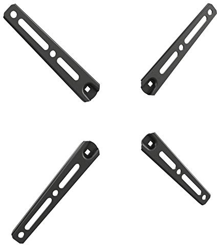 RICOO VESA Adapter universal TV Wandhalterung Fernseher Halterung für 32-55 Zoll VA0200 Erweiterung 200x200 auf 400x400 smart Fernsehhalterung schwarz