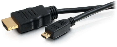 C2G 6ft (1.8m) High Speed HDMI to Micro HDMI Cable with Ethernet - 4K 60Hz HDMI 2.0 Gold Plated