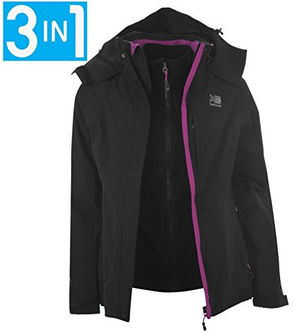 Karrimor Women's 3in1 Anorak Jacket, Black