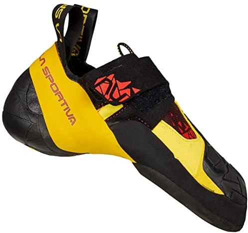 LA SPORTIVA Unisex Skwama svart/gul klätterskor, 37,5 EU, Svart gul, 45 EU