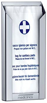 MEDICLINICS tvåldispenser påse hygienisk dbh100 C stål, glänsande