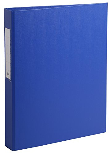 Exacompta - Ref 54382E - PP-Covered Ring Binder - Suitable for Storing A4 Documents, 2 Rings, 40mm Spine, Holds Up To 400 Sheets, Sturdy Cardboard - Blue