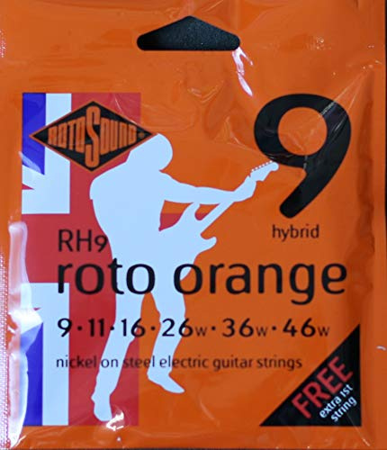 Rotosound RH-9 Roto Oranges Hybrid 009-046 Saiten für E-Gitarre
