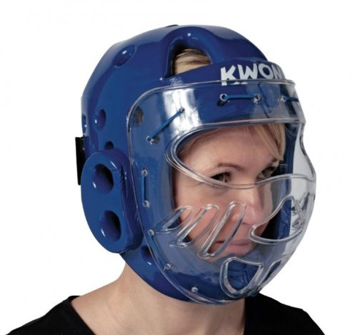 KWON Kopfschutz Ksl, Mit Visier, Versch. Farben Kwon Blau L