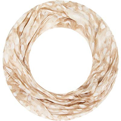 Majea Loop - Punkte, beige Schals Tücher Loop Schlauchschal Rundschal Scarf, weiches Material, gute Qualität Damen Artikel-Nr.440255