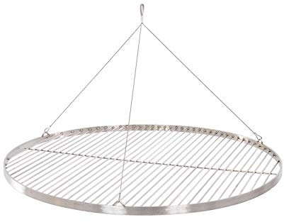 55 cm Grillrost Edelstahl für Schwenkgrill 3 Bein BBQ Grill Rost mit Seil neu