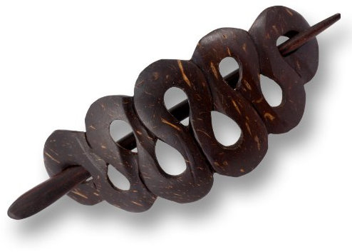 ISLAND PIERCINGS Haarspange Handarbeit aus Holz HS32