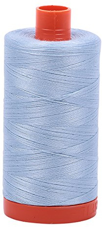 Aurifil Mako bomullstråd solid 50 W 1422yds lätta hakar ägg
