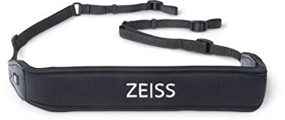 ZEISS Komfort-Kameratrageriemen (Air Cell Luftpolsterung, Neopren-Trageriemen, für Kameras und Ferngläser, Schwarz)