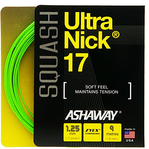 ASHAWAY Ultra Nick 17 - Set da squash, colore: Verde