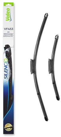 VALEO Silencio Essuie-glace - VF453 - Kit de Balais d'Essuie-glace 650 mm / 400 mm Plats d'Origine de Haute performance, Visibilité Supérieure sur la Route- Avant - Lot de 2 Balais - 574653
