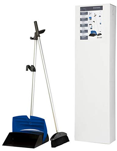 Vermop Ergonomische Kehrgarnitur, Pp, Alu, Anthrazit, Blau, 28 x 112 cm, 1089001