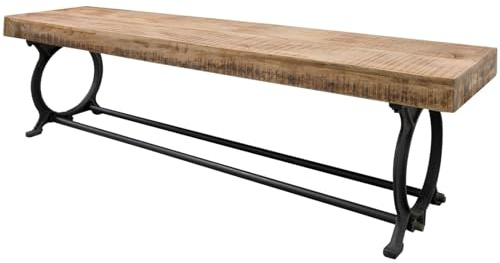 MASSIVMOEBEL24.DE | Bank Altholz 200x40x45 lackiert Industrial #32