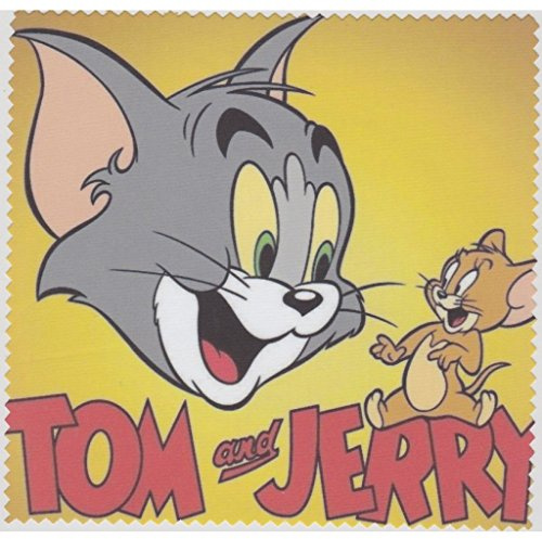 Microfasertuch zum Brille reinigen - Motiv Tom+Jerry