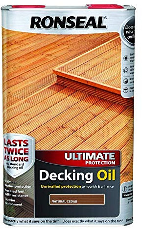 Ronseal Ultimate Protection Decking Oil 5L - Natural Cedar