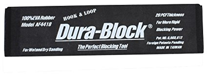 Dura-Block (AF4418 Hook & Loop Black 11 Sanding Block