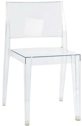 PAPATYA Esszimmerstühle 1er Set - Stühle Esszimmer & Küchenstühle - Stapelstühle aus Kunststoff - Esstisch Stühle belastbar bis 200 kg – Gartenstühle & Balkonstuhl – Für Küche, Balkon, Innen & Außen
