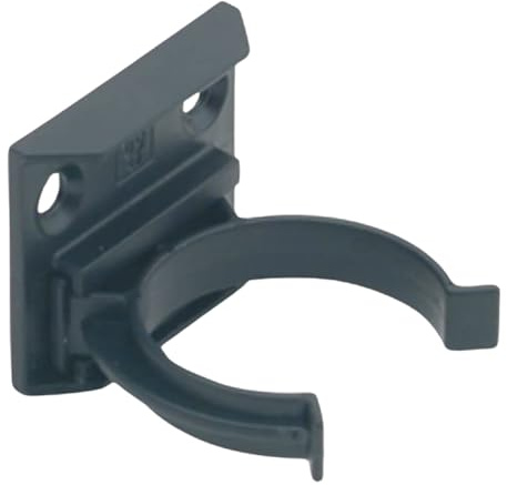 Heavy-Duty Plastic Kitchen Plinth Clips with Bracket - Pack of 10 - Needs 2 x 3.5mm Countersunk Screws per Bracket - for Installation Heights from 80mm - Made in The UK - Basics UK