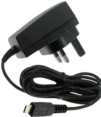 Guilty Gadgets - Micro USB UK Mains Charger Compatible With - Galaxy ACE 3 / S / S2 / S3 / Mini / S4 Active/Note 2/6.3 / Note 8.0 / Nexus 4/5 / 6/7 / 10/2 / S5 / S6 / S7 Raspberry Pi