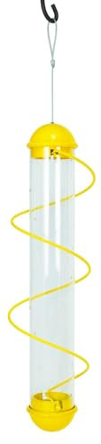 Bird Quest SBF2Y 17 Spiral Thistle Bird Feeder - Yellow