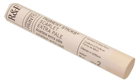 R&F Pigment Sticks 38ml Oil Paint, Scarlet Extra Pale by R&F Pigment Sticks