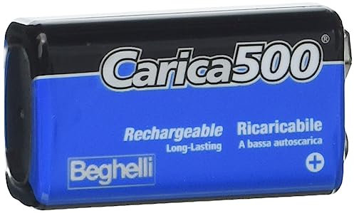 Beghelli Carica500 Pila ricaricabile a bassa autoscarica, Transistor 200mAh