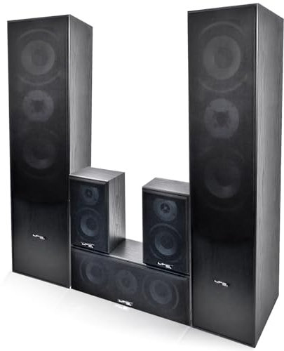 HYUNDAI Ensemble 5 Enceintes HiFi/Home-Cine 850W E1004BL