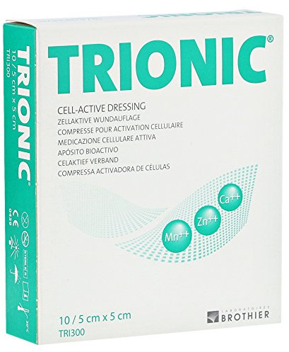 TRIONIC Wundauflage 5x5 cm 10 St