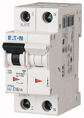 Eaton 278681 Leitungsschutzschalter, 0, 5A, 1P+N, D-Char