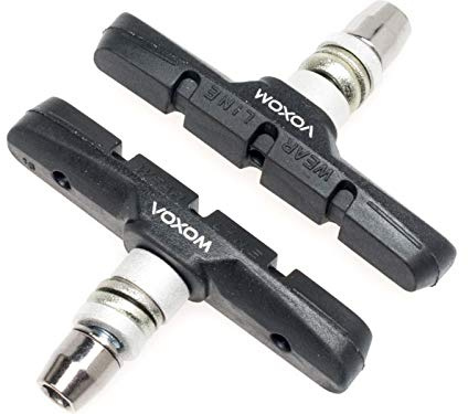 Voxom Bremsbeläge Bremsschuh Brs4 Schwarz, MTB, V-Brake 70mm, 70, 717000185