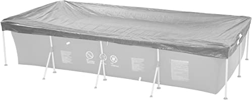 Jilong Pool-Abdeckung rechteckig Abdeckplane für Frame Pool Gr. 300x200 bis 300x207 cm Stahlrohr Schwimmbecken Stahlrahmen Schwimmbad Cover