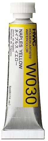 Holbein Aquarellfarben: 5 ml Tube in Neapel-gelb