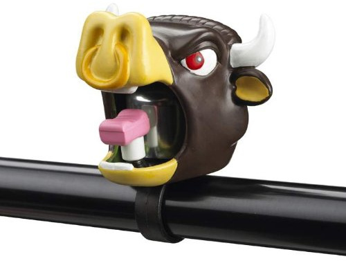 Crazy Stuff Kinder Fahrradklingel Stier, braun