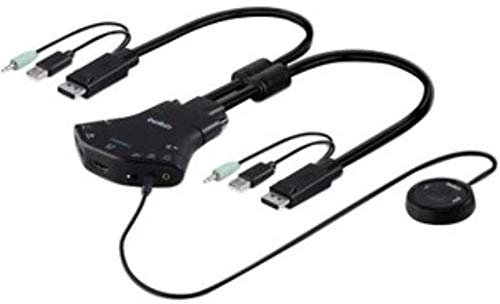 Belkin Sicherer Anschlüssen Flip DP KVM mit Audio, PP, 3.0