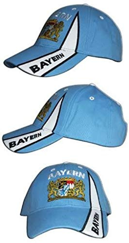 Flaggenfritze Cap/Kappe Deutschland Bayern mit Löwe, Nation