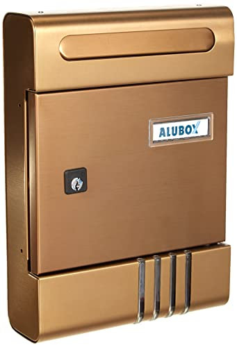 Alubox Cassetta postale serie 'se' anodizzato bronzo