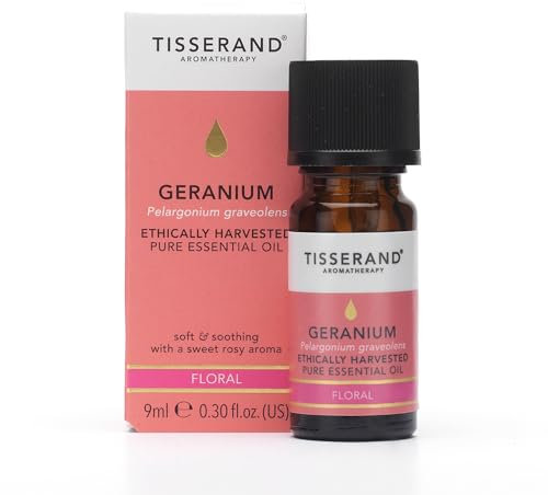 Tisserand Aromatherapy - Geranium Essential Oil - Ethically Harvested - 100% Pure Essential Oil - 9 ml