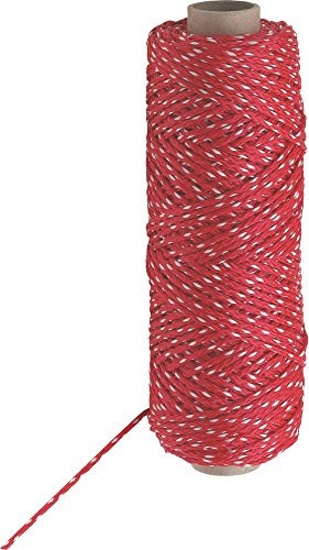 TRIUSO Maurerschnur rot-w eiß 2,0mm,100m, Kreuzspul