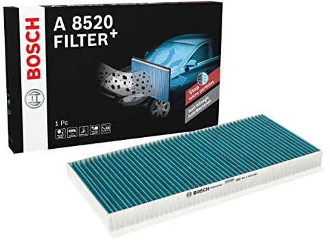Bosch Automotive A8520 - Innenraumfilter Filter+ | Kompatibel mit: MERCEDES-BENZ A-CLASS, B-CLASS Sports Tourer