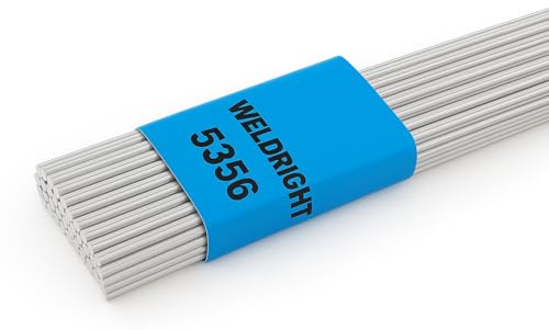 Weld Right 100x Alluminio Alu 5356 Tig Filler Saldatura Canne 1.6mm