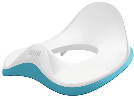 NUK WC Trainer, Toiletten-Sitz für Kinder mit Spritzschutz, petrol