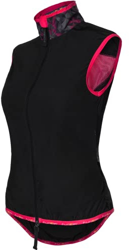 Funkier Cobina aktiv cykling och löpning gods vindväst, svart/rosa Svart/rosa XS