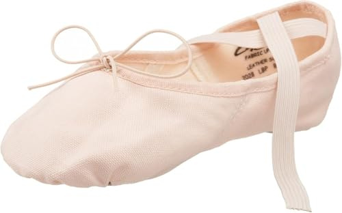 Capezio womens Canvas Juliet Flats, Light Ballet Pink, 8.5 US