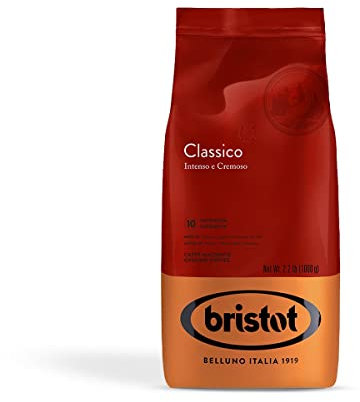 Bristot Caffè Macinato Classico - Caffè in Polvere con Gusto Intenso e Corposo, Miscela di Arabica e Robusta, per Moka, 3x250g