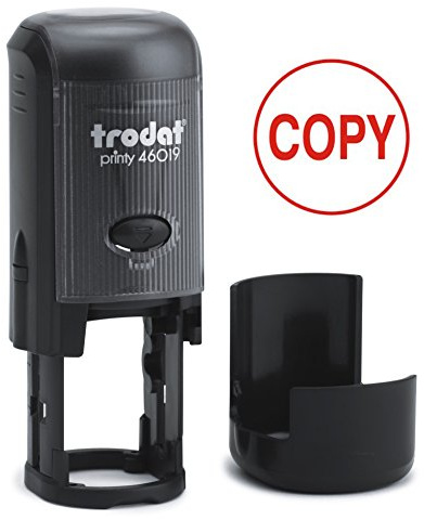 Trodat Printy stämpel Copy, självfärgande, påfyllningsbar, röd