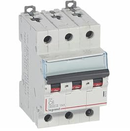 407825 Disjoncteur Triphasé 6a - 3p Courbe C - 6/10ka - à Vis - Legrand Dx3