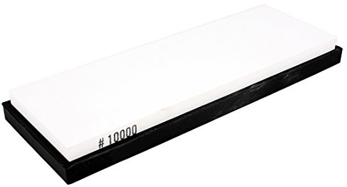 Sourcingmap Sharpening Stone 10000 Grit Waterstone - Cutter Sharpener Stone Honing Holder, Polishing Tool for Kitchen