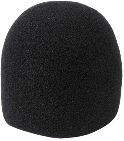 Pronomic WS-50 BK Windschutz 40-55mm, Windschutz für Mikrofone | Dämpft Körperschall- und Popp-Geräusche, Geeignet für Mikrofone mit 40-55 mm Korbdurchmesser, Farbe: Schwarz