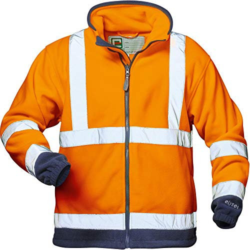 Warn-Fleecejacke BenediktGr. XXL, orange-marine 
