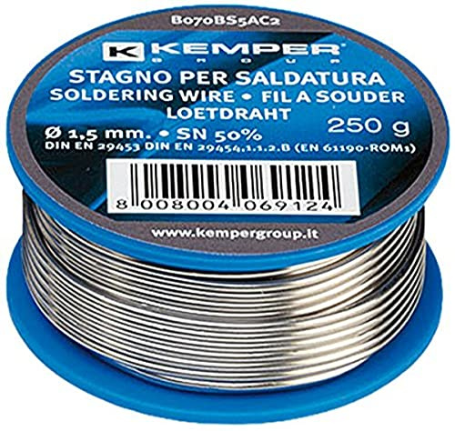 K Kemper Group L070BS5AC2 - Hilo de estaño 50%, diámetro 1,5, 250 g